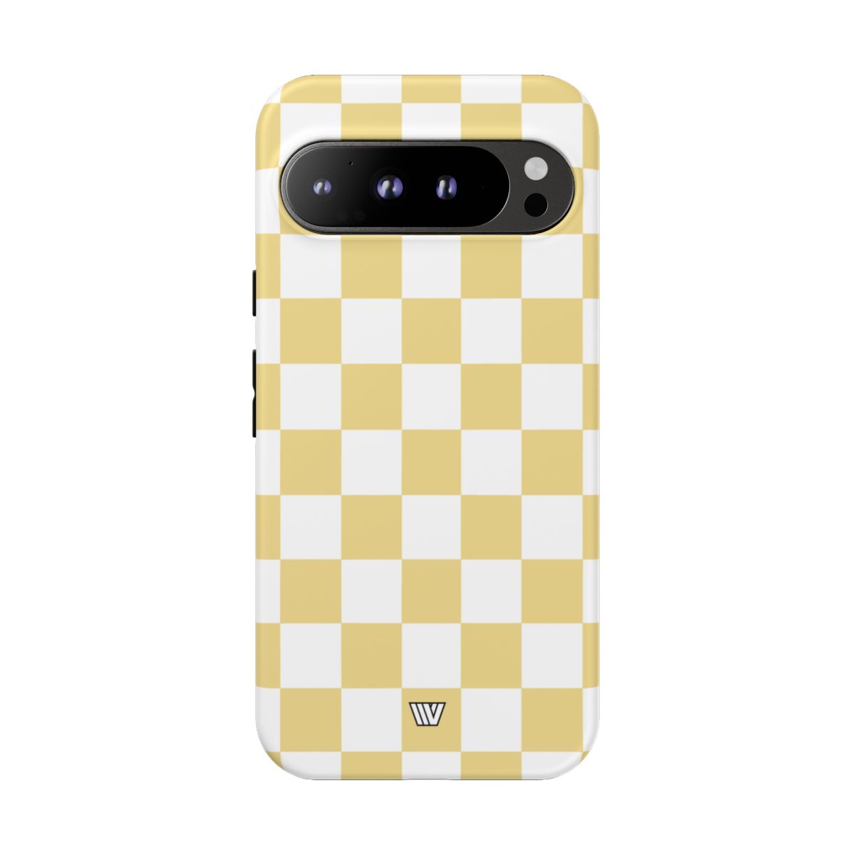Banana Yellow Checkerboard Tough Phone Case