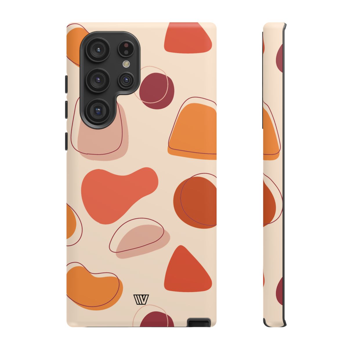 Tough Impact-Resistant Phone Case with Dual Layer WARM SHAPES