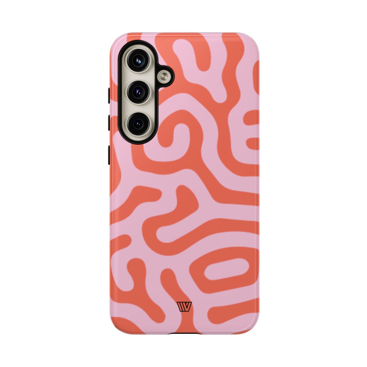 Tough Phone Case Dual-Layer Protection CORAL ORGANIC LINES