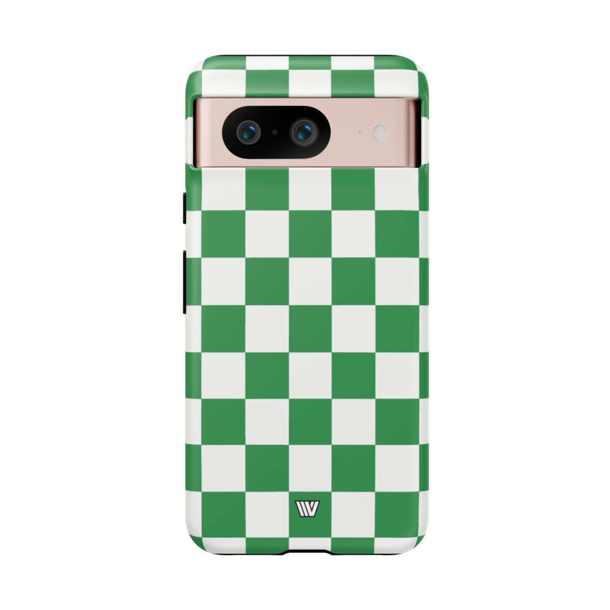 Green White Checkerboard Tough Phone Case