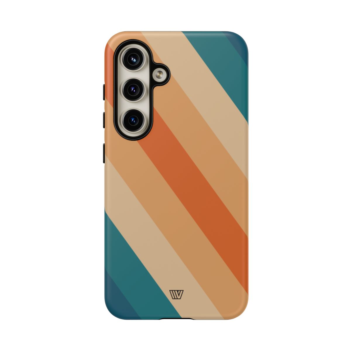 Retro Stripe Tough Phone Case 70s Style