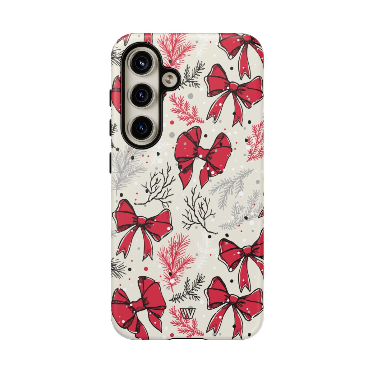 Tough Phone Case Impact-Resistant Dual Layer WINTER BOWS
