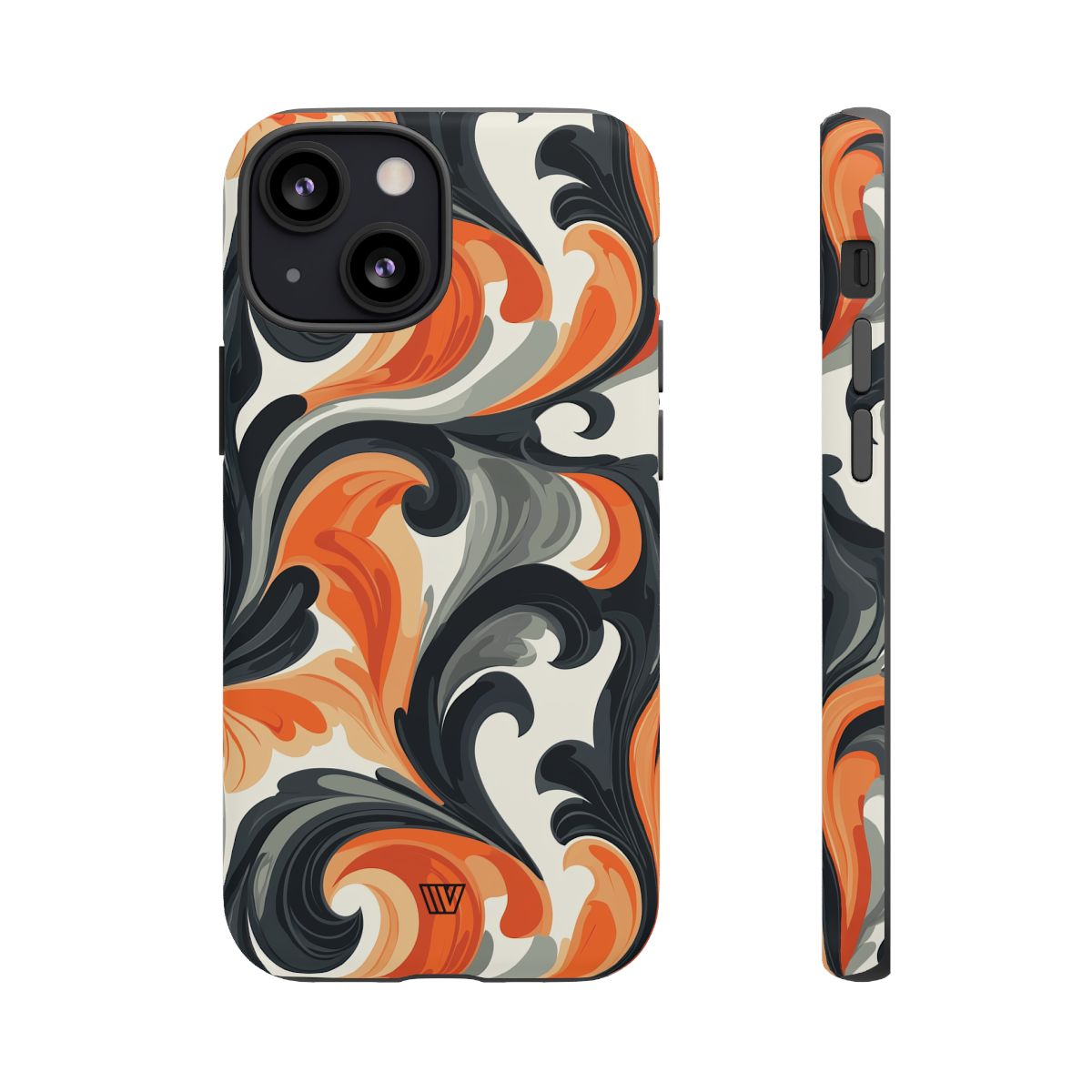 Tough Phone Case Baroque Swirl Polycarbonate Shell Trovvve