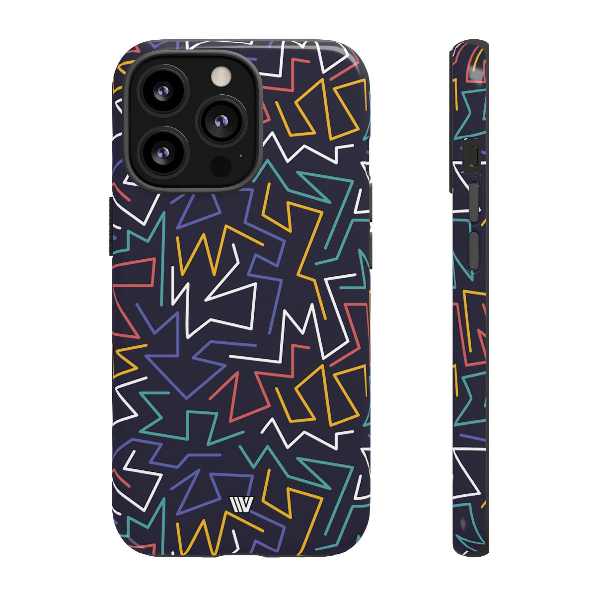 Tough Impact Resistant Phone Case ZIGZAG NIGHT