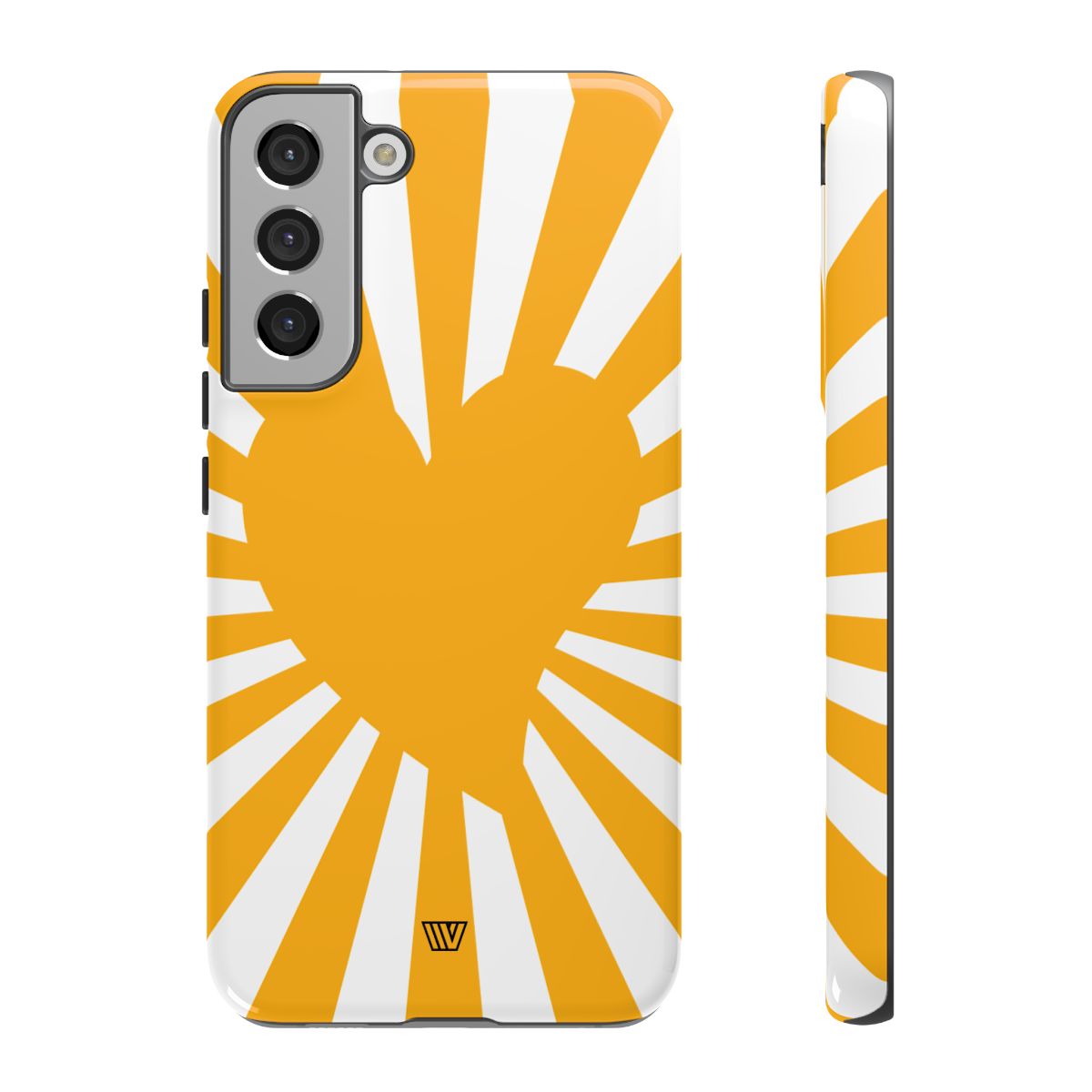 Heart Sun Rays Tough Phone Case with Impact Resistance