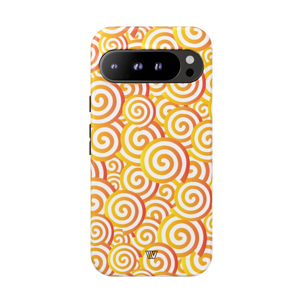 Abstract Spiral Orange Tough Phone Case