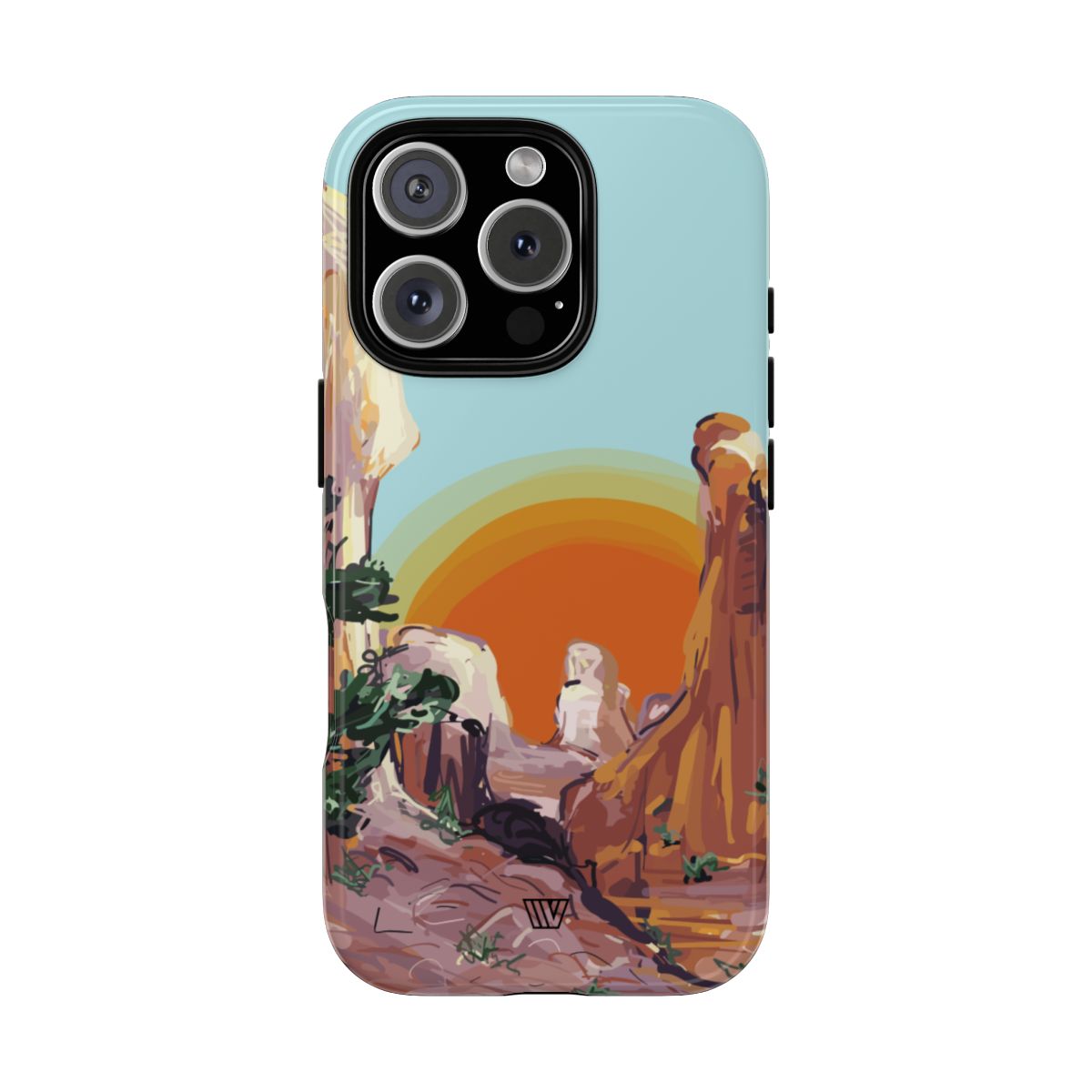 Tough Phone Case 8ft Drop Tested DESERT SUNRISE TROVVVE X EARTH FORMATIONS