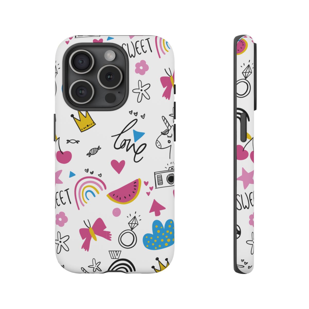 Tough Impact Resistant Phone Case SWEET LOVE