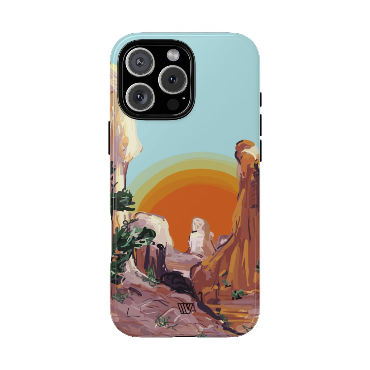 Tough Phone Case 8ft Drop Tested DESERT SUNRISE TROVVVE X EARTH FORMATIONS