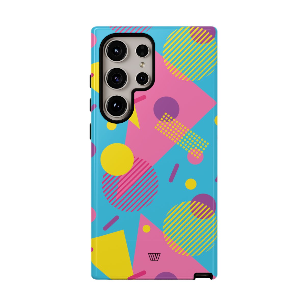 Retro Pattern Light Blue Tough Phone Case