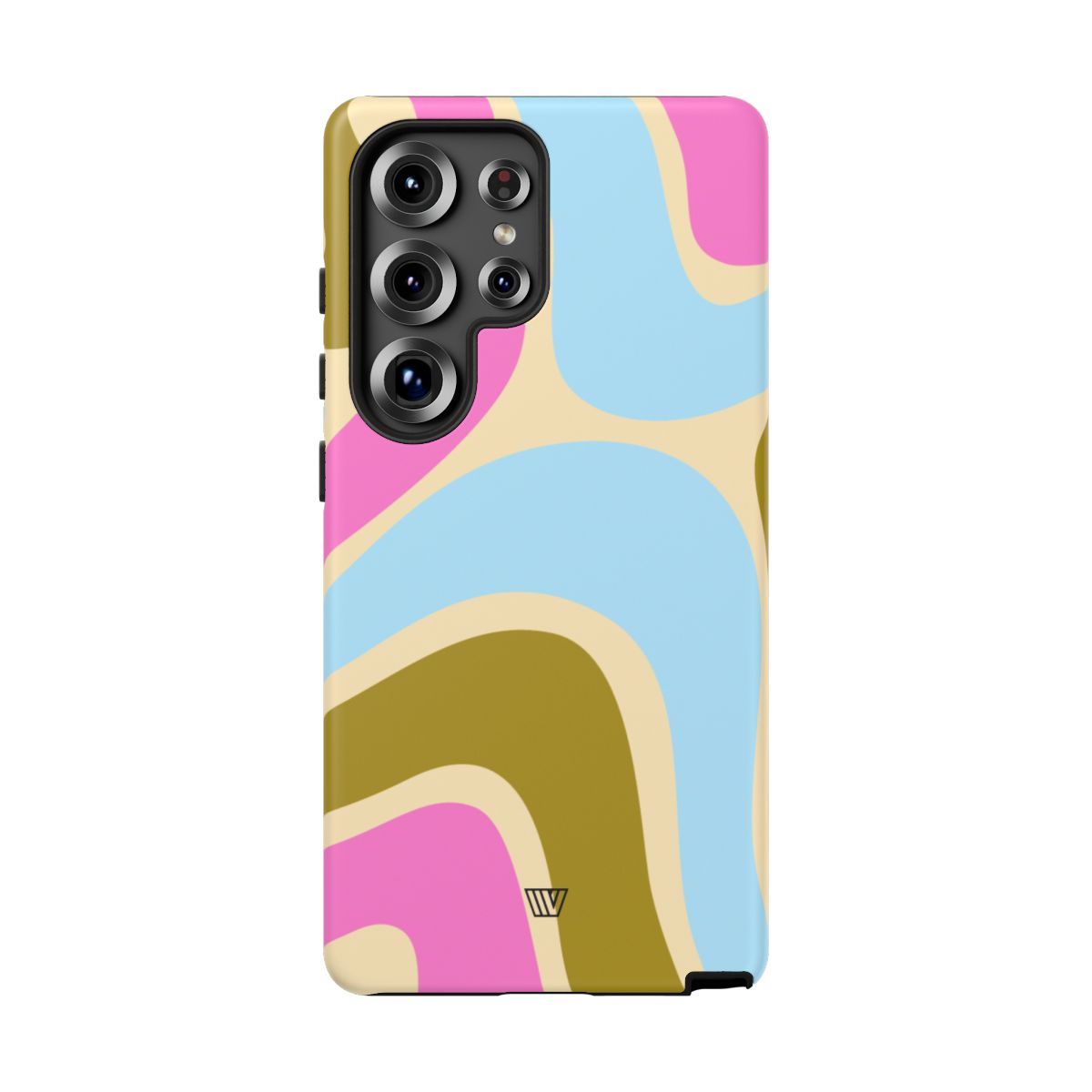 Tough Phone Case Large Groovy Waves Polycarbonate Shell
