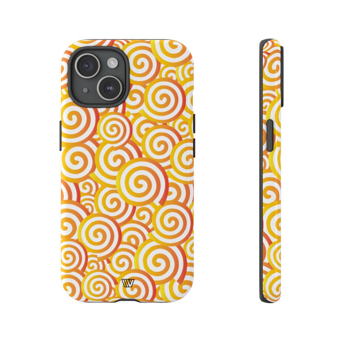Abstract Spiral Orange Tough Phone Case