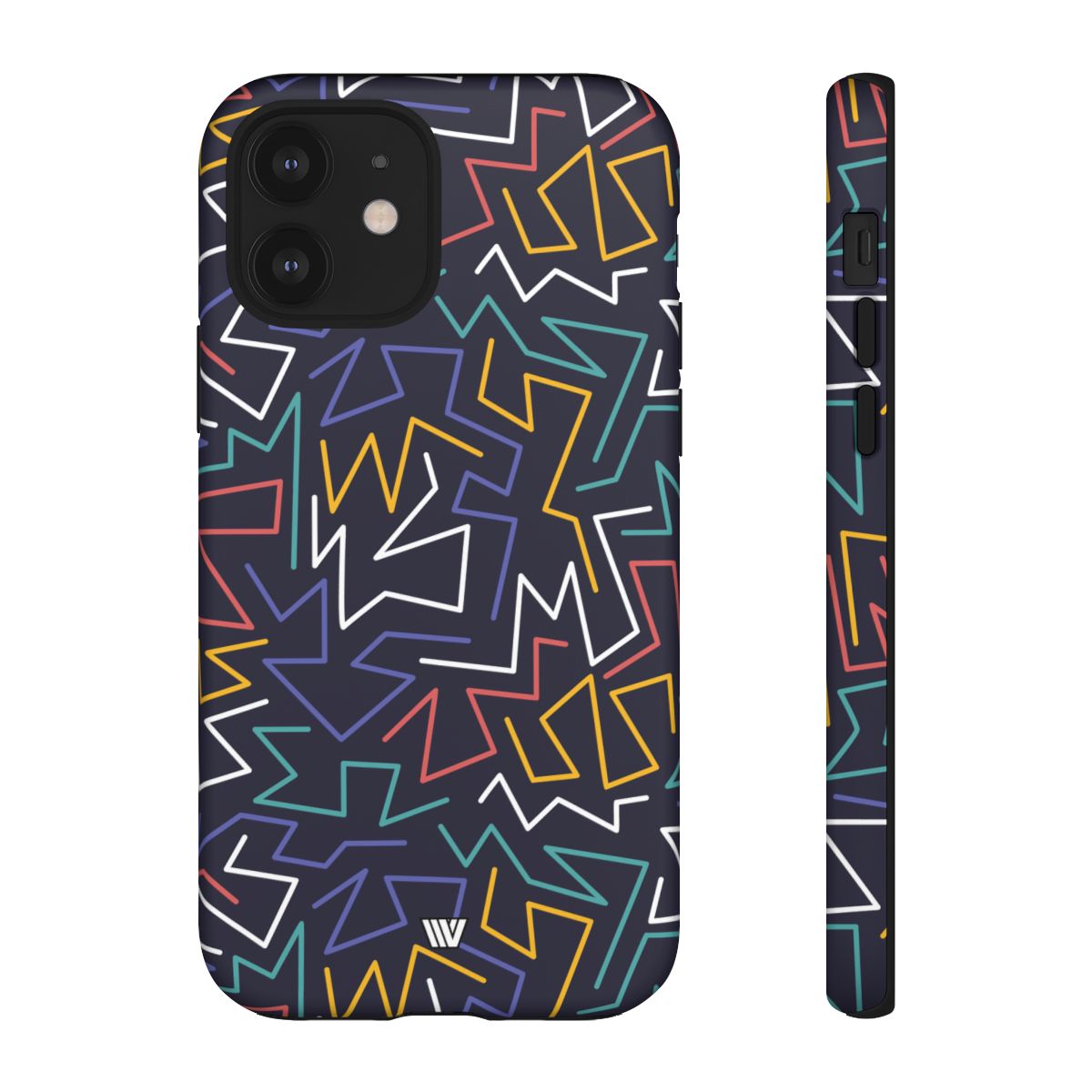 Tough Impact Resistant Phone Case ZIGZAG NIGHT