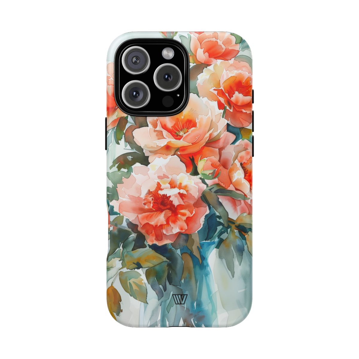 Tough Phone Case Dual-Layer Impact Resistant PEONY DREAMS