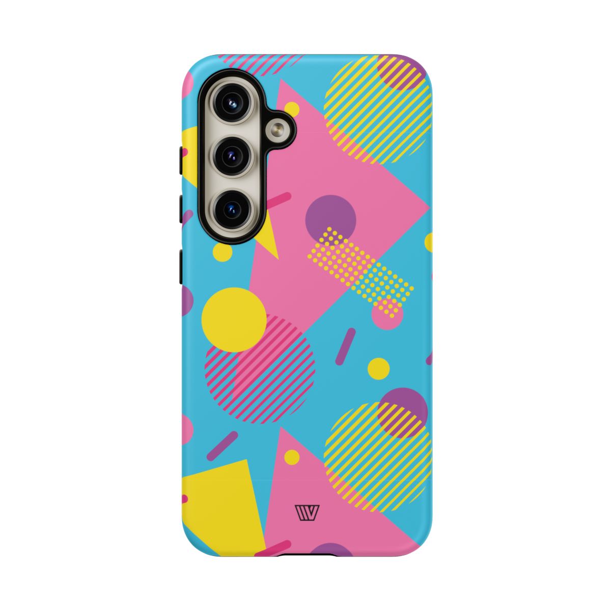 Retro Pattern Light Blue Tough Phone Case