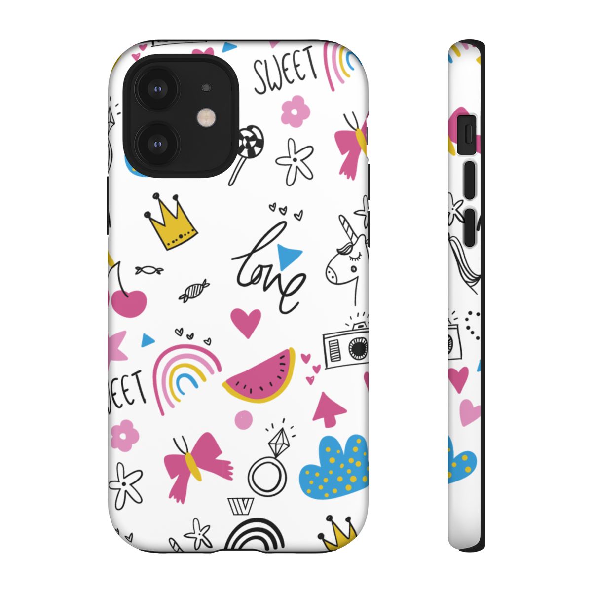 Tough Impact Resistant Phone Case SWEET LOVE