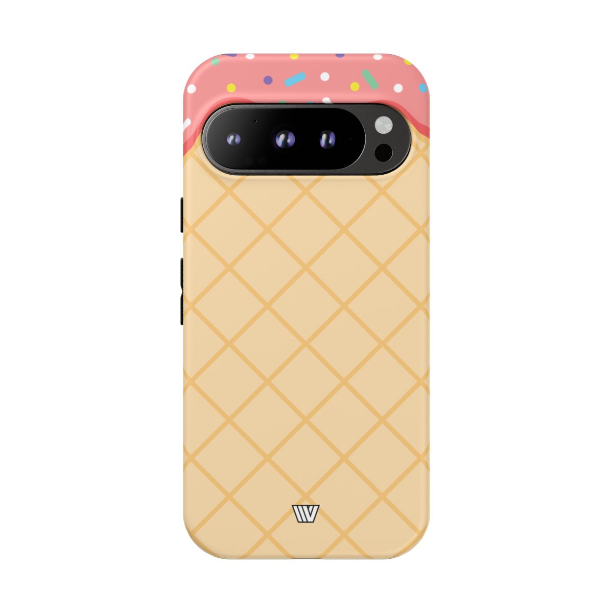 Ice Cream Cone Tough Phone Case Dual-Layer Protection