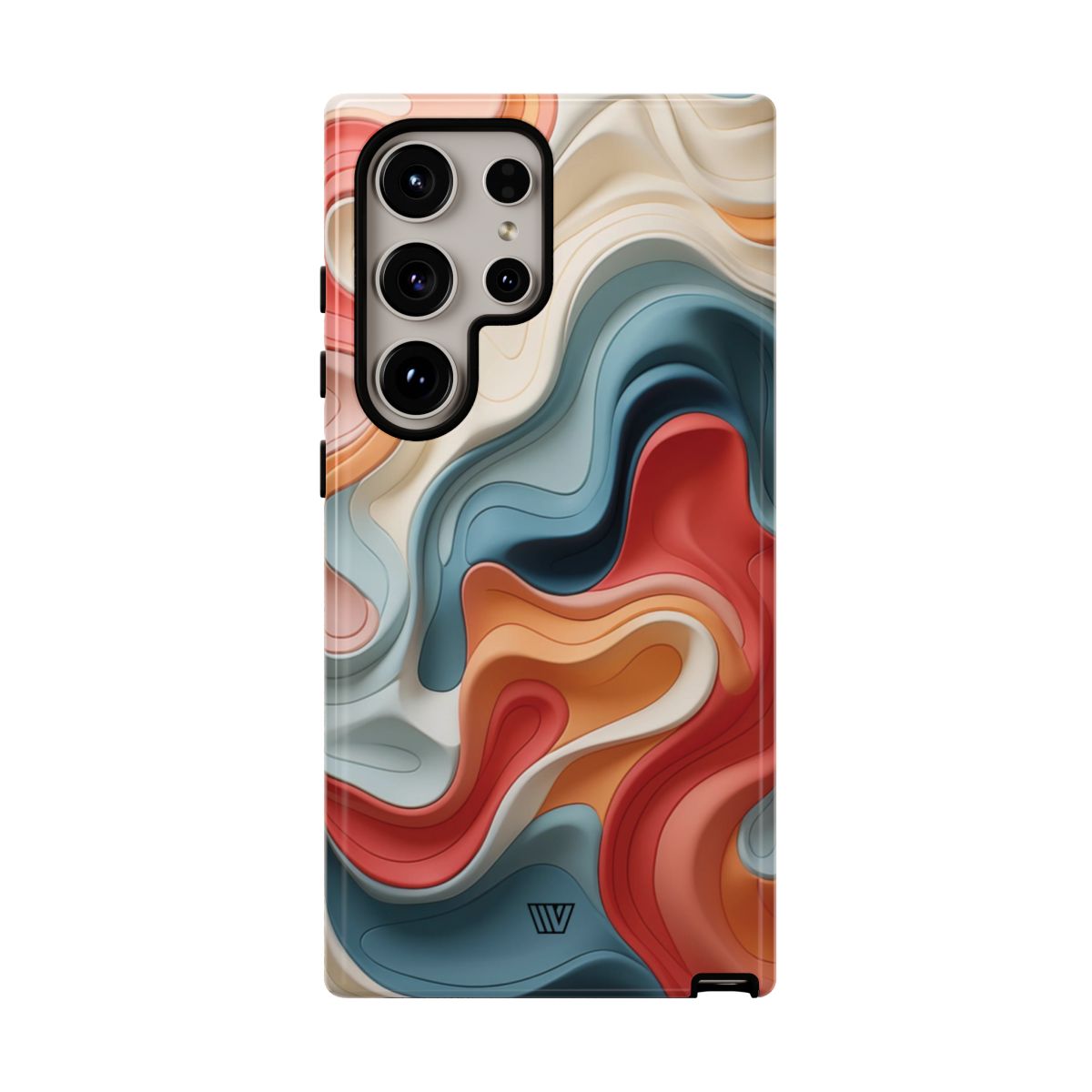3D Colorful Clay Tough Phone Case