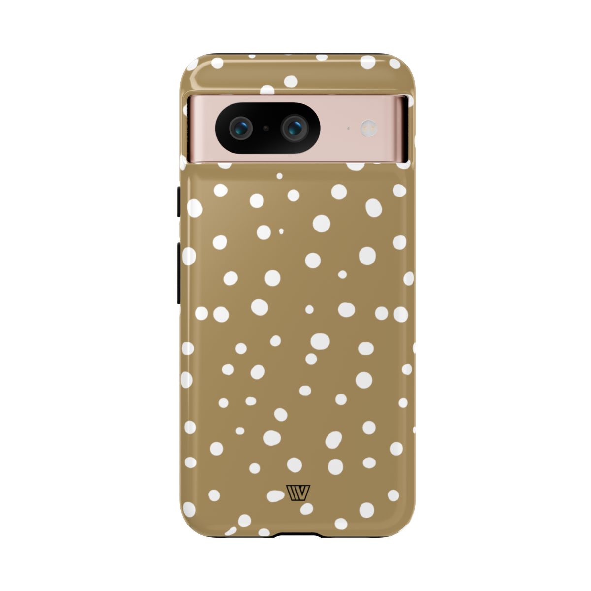 Dark Beige Dots Tough Phone Case