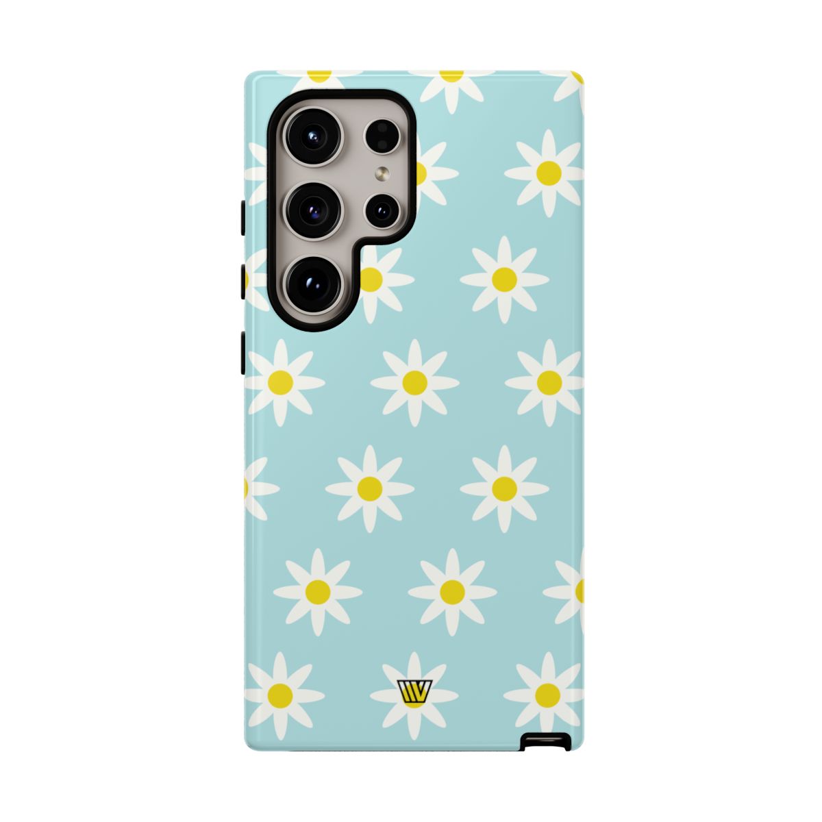 Tough Phone Case Dual Layer Impact Resistant DOODLE DAISY