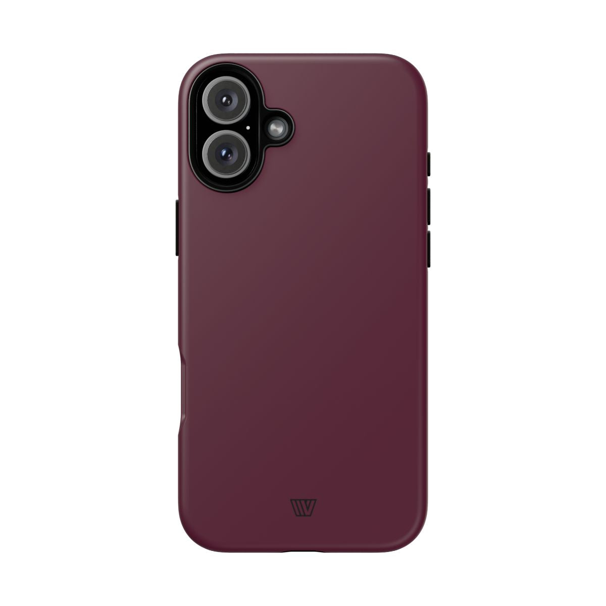 Tough Phone Case Wine Berry Protective Dual-Layer Polycarbonate Shell