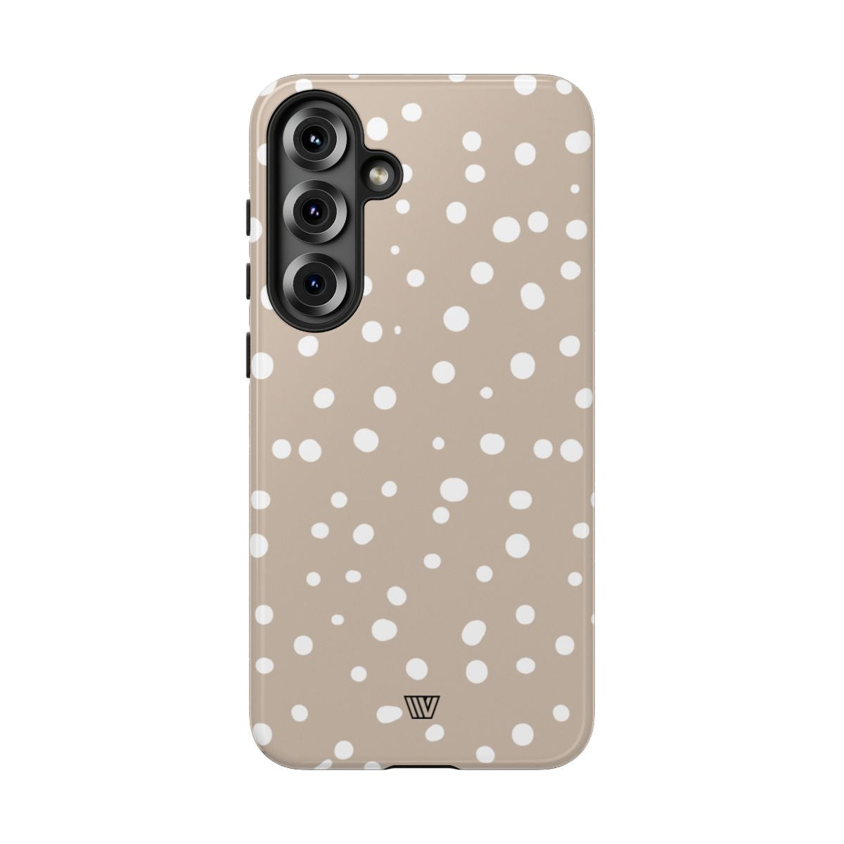Beige Dots Tough Phone Case Dual-Layer Protective Shell Trovvve