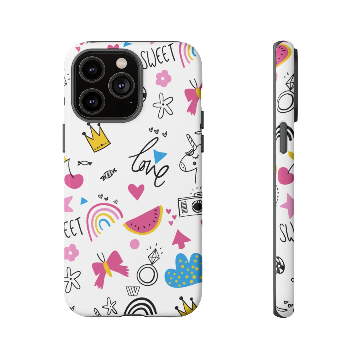 Tough Impact Resistant Phone Case SWEET LOVE