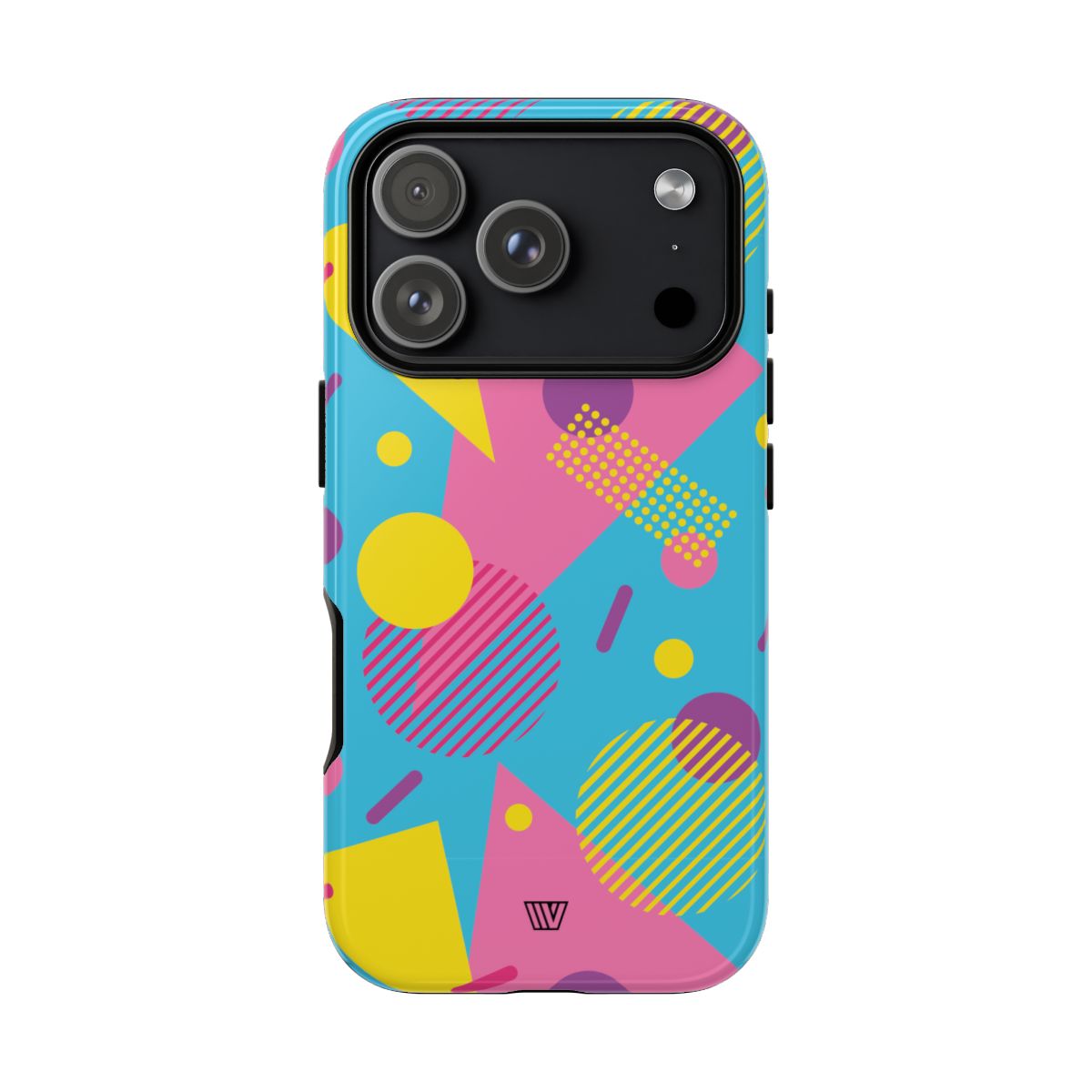 Retro Pattern Light Blue Tough Phone Case