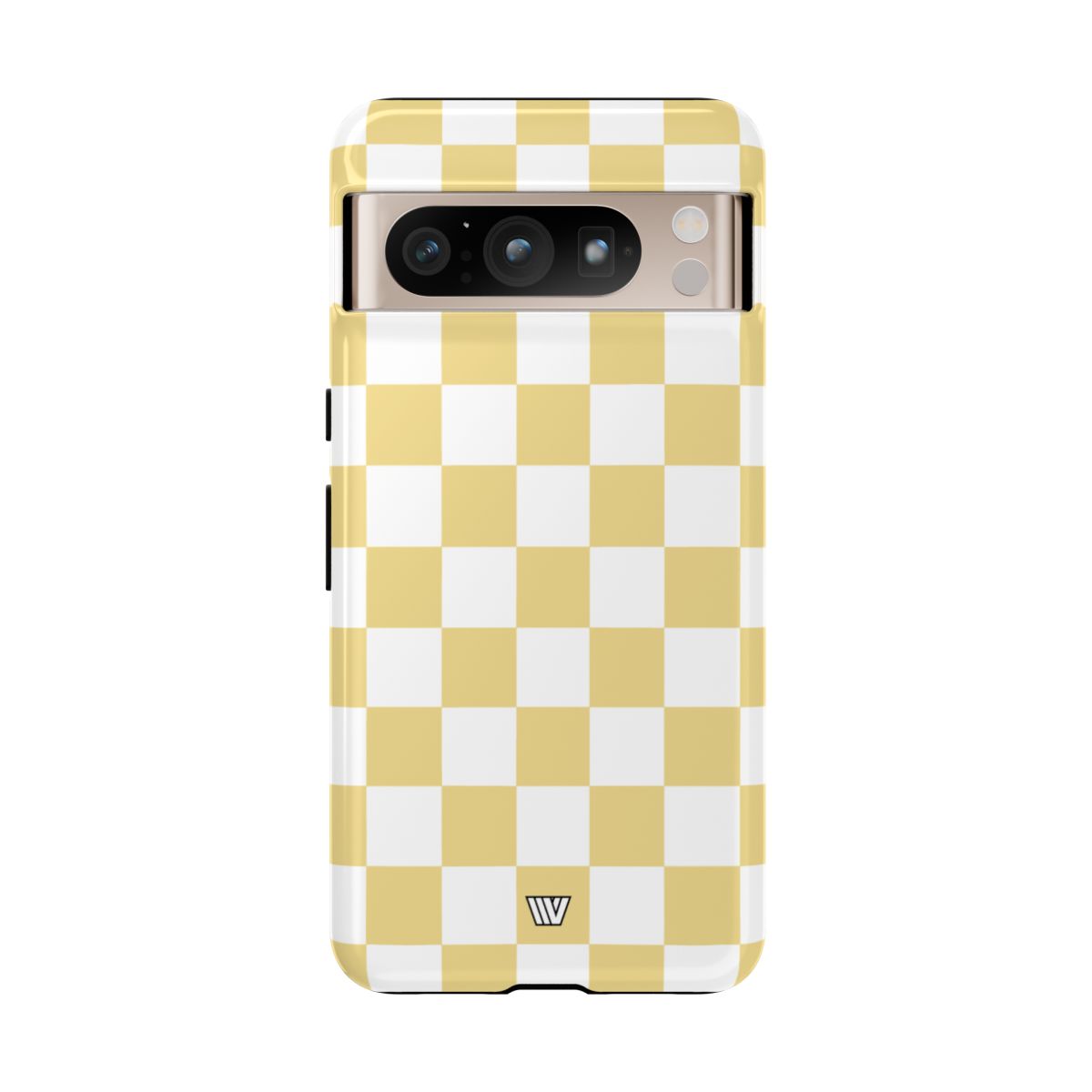 Banana Yellow Checkerboard Tough Phone Case