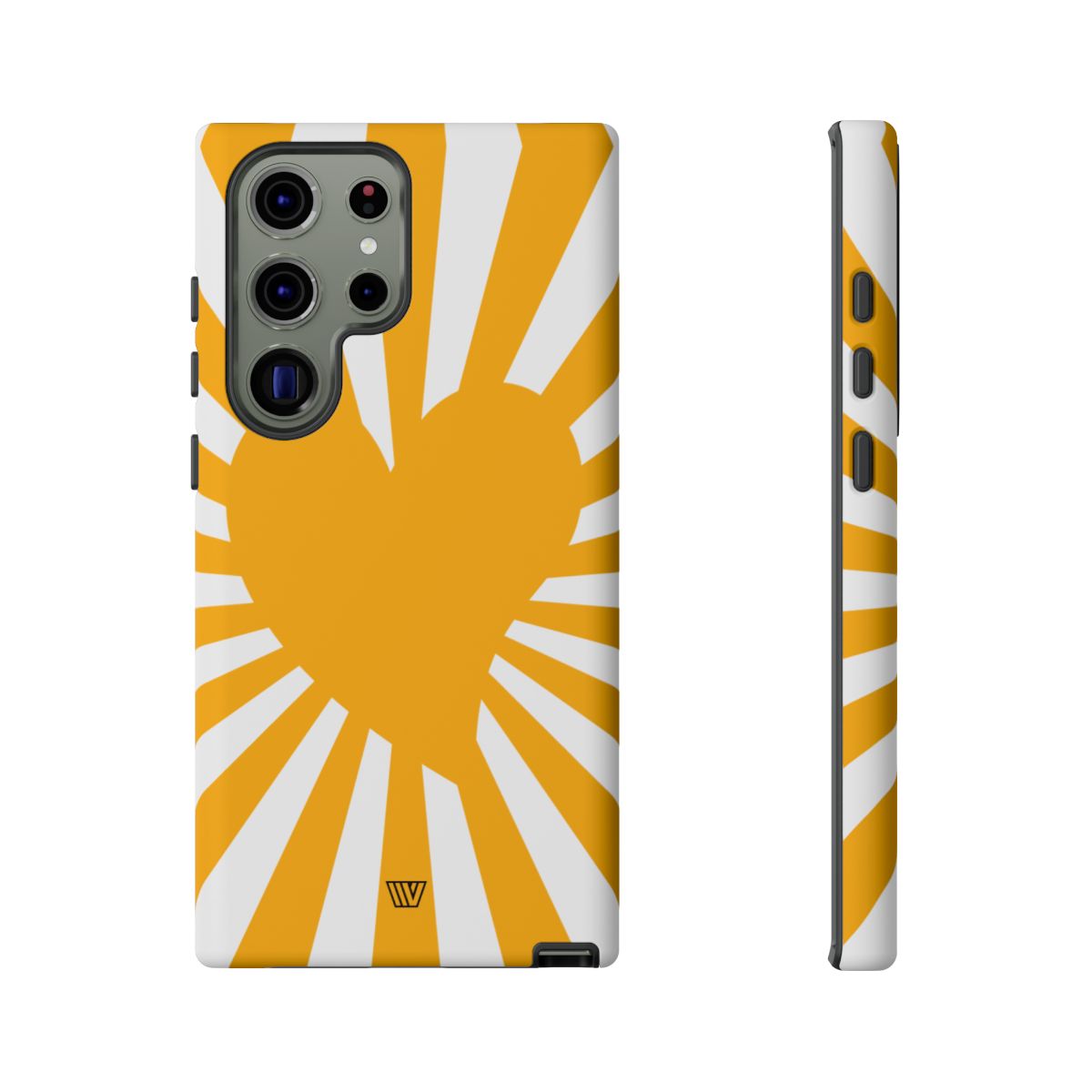 Heart Sun Rays Tough Phone Case with Impact Resistance