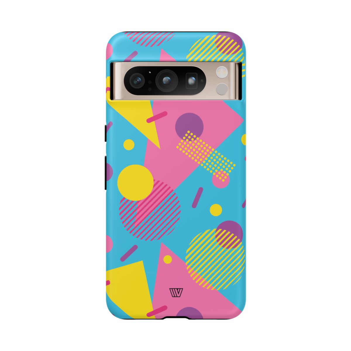Retro Pattern Light Blue Tough Phone Case