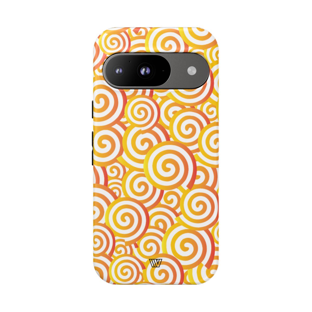 Abstract Spiral Orange Tough Phone Case