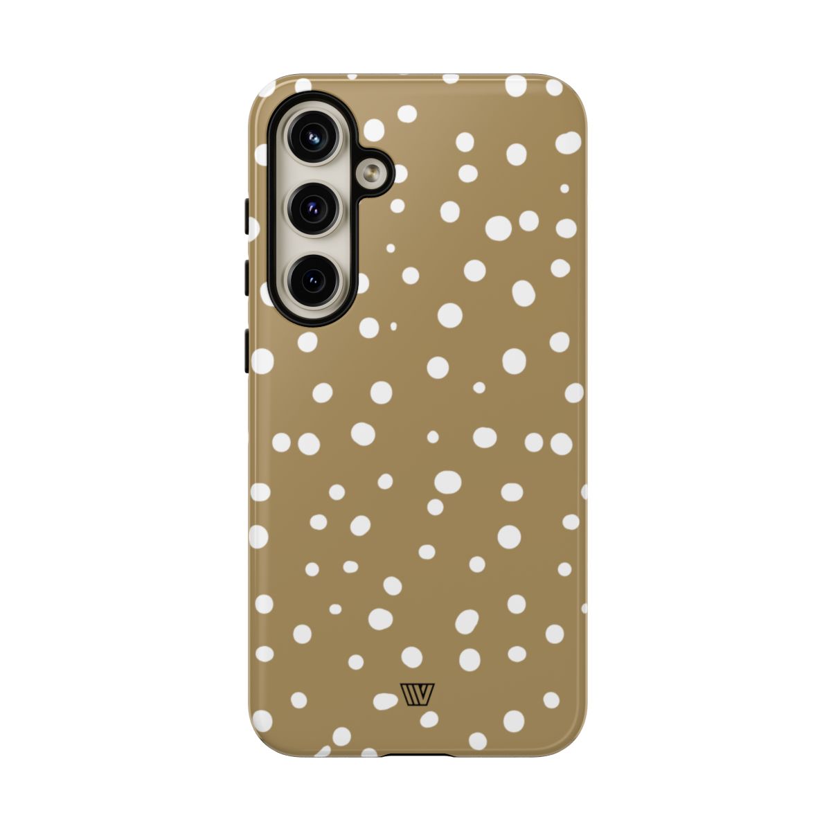 Dark Beige Dots Tough Phone Case