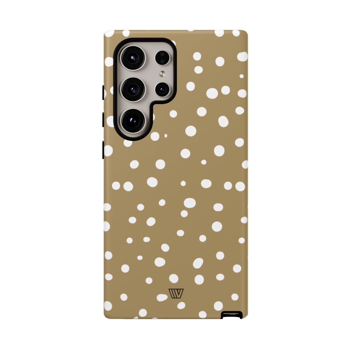 Dark Beige Dots Tough Phone Case