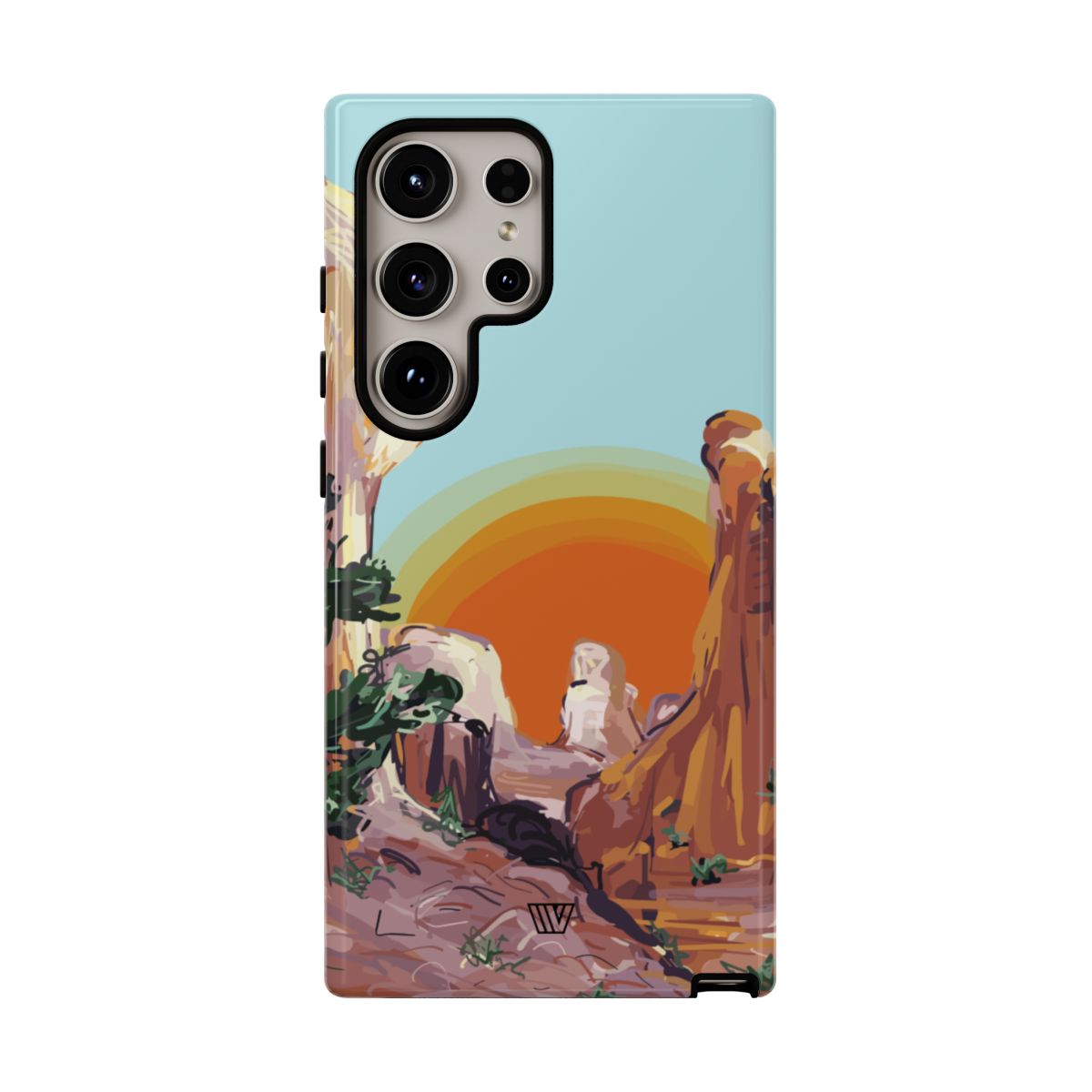 Tough Phone Case 8ft Drop Tested DESERT SUNRISE TROVVVE X EARTH FORMATIONS