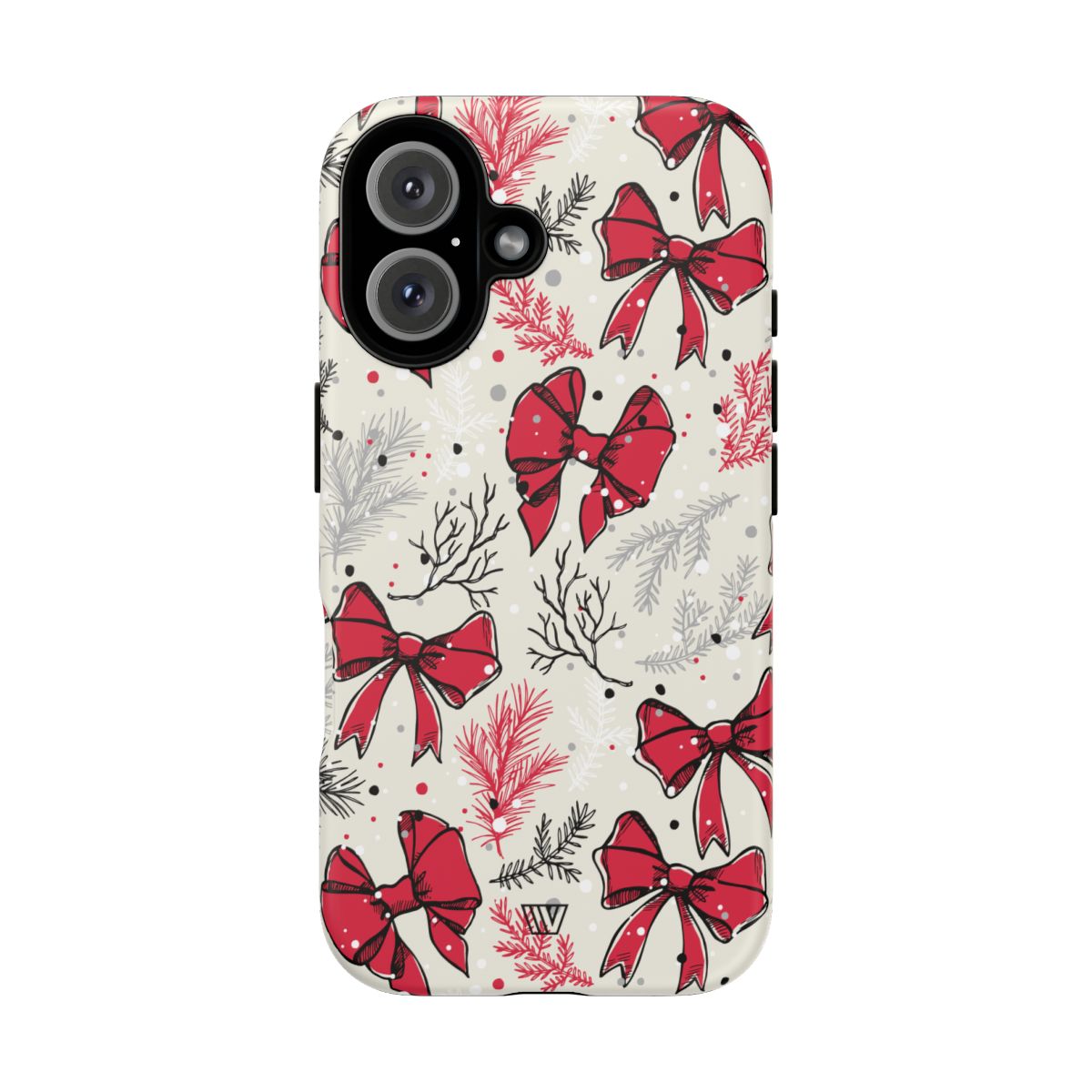 Tough Phone Case Impact-Resistant Dual Layer WINTER BOWS