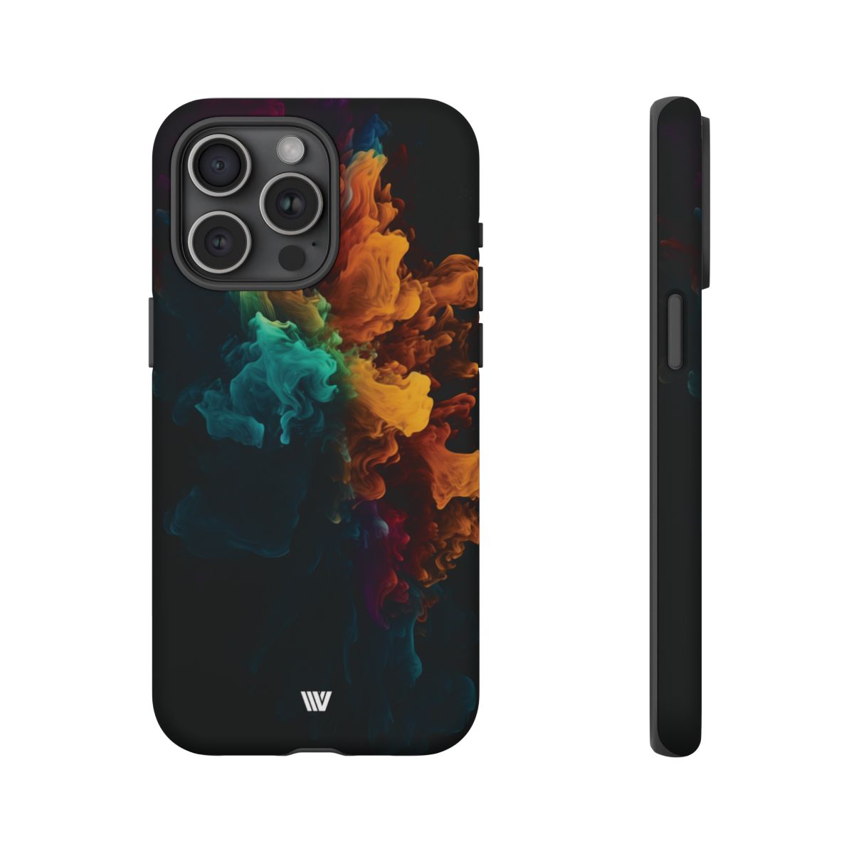 Tough Phone Case Dual-Layer Protection Color Burst
