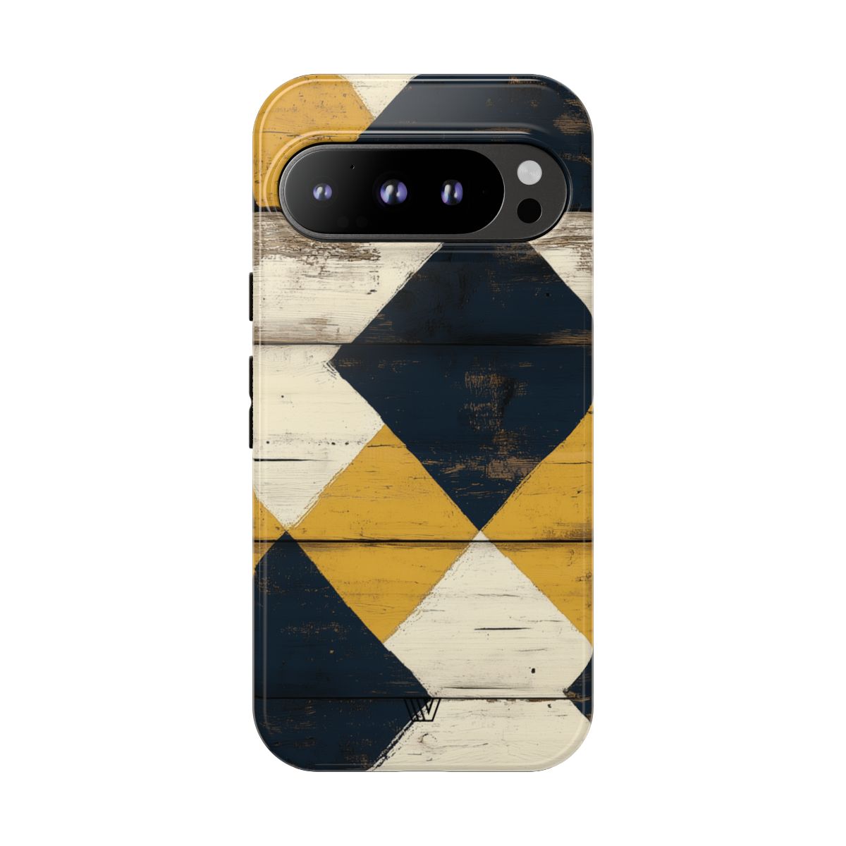 Tough Phone Case Dual-Layer Protection Farmhouse Wood