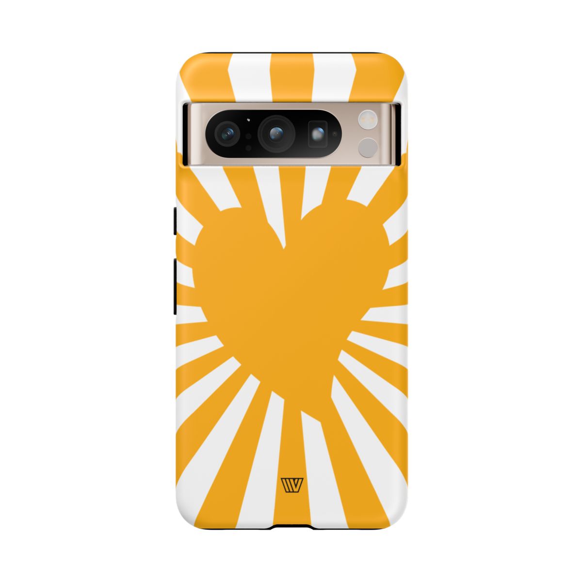 Heart Sun Rays Tough Phone Case with Impact Resistance