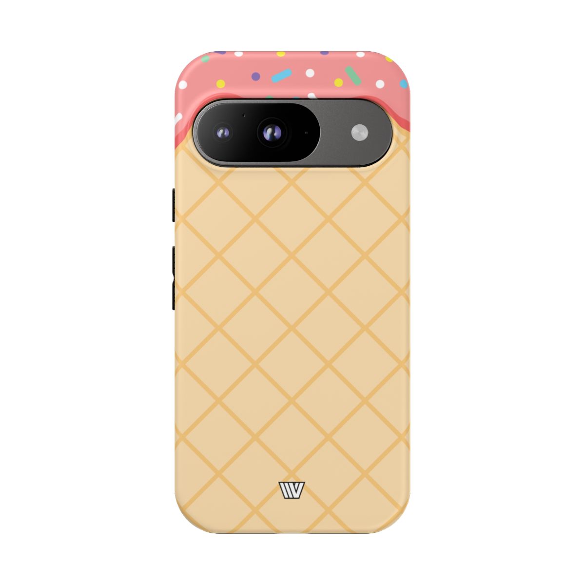 Ice Cream Cone Tough Phone Case Dual-Layer Protection