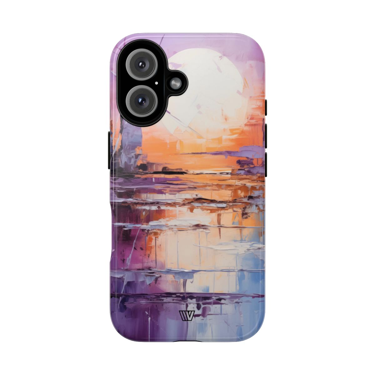 Acrylic Sunset Tough Phone Case Dual-Layer Protection