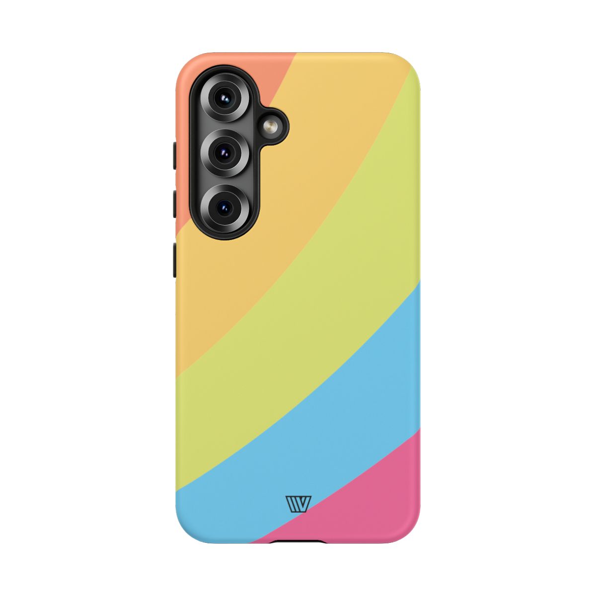 Neon Rainbow Tough Phone Case Dual-Layer Protective Shell