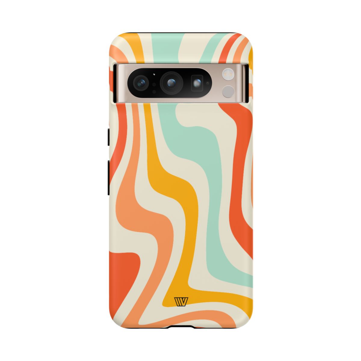 Retro Groovy Swirls Tough Phone Case