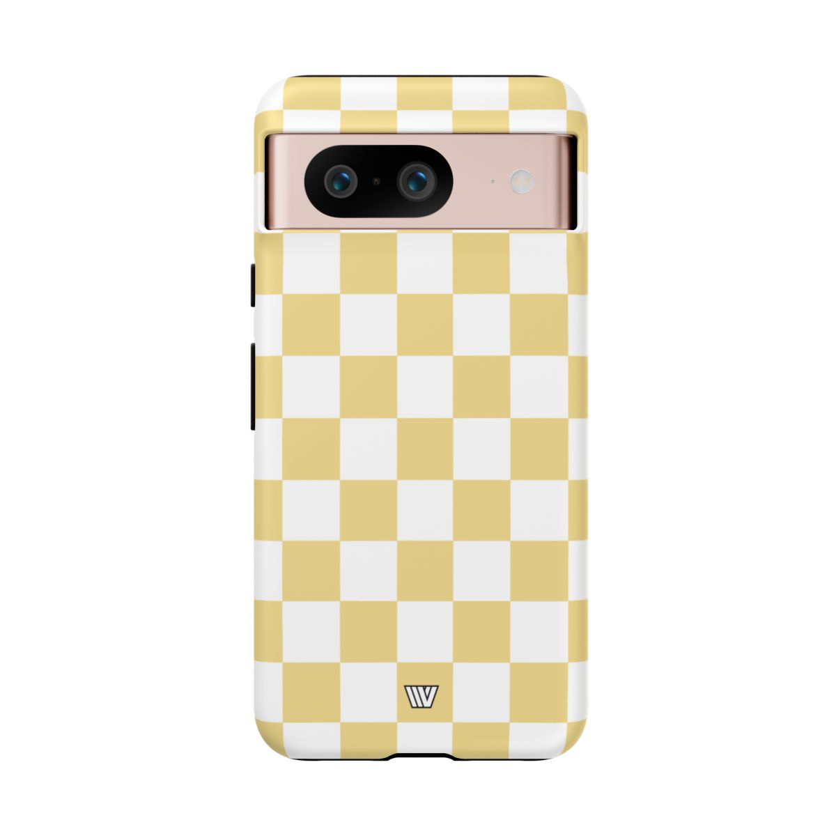 Banana Yellow Checkerboard Tough Phone Case