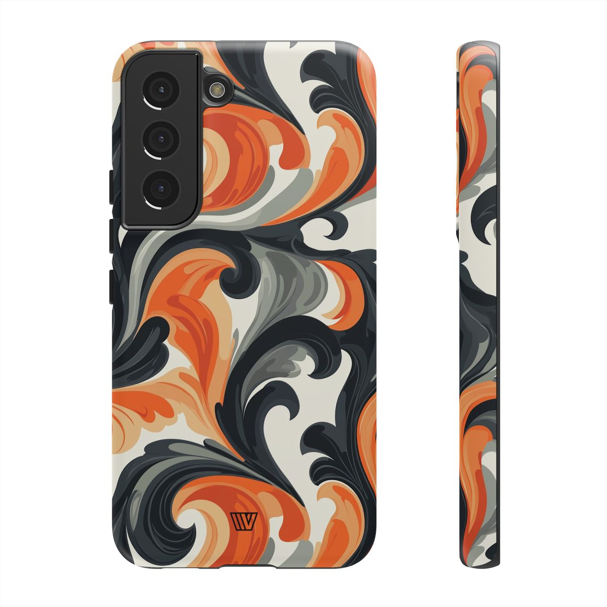 Tough Phone Case Baroque Swirl Polycarbonate Shell Trovvve