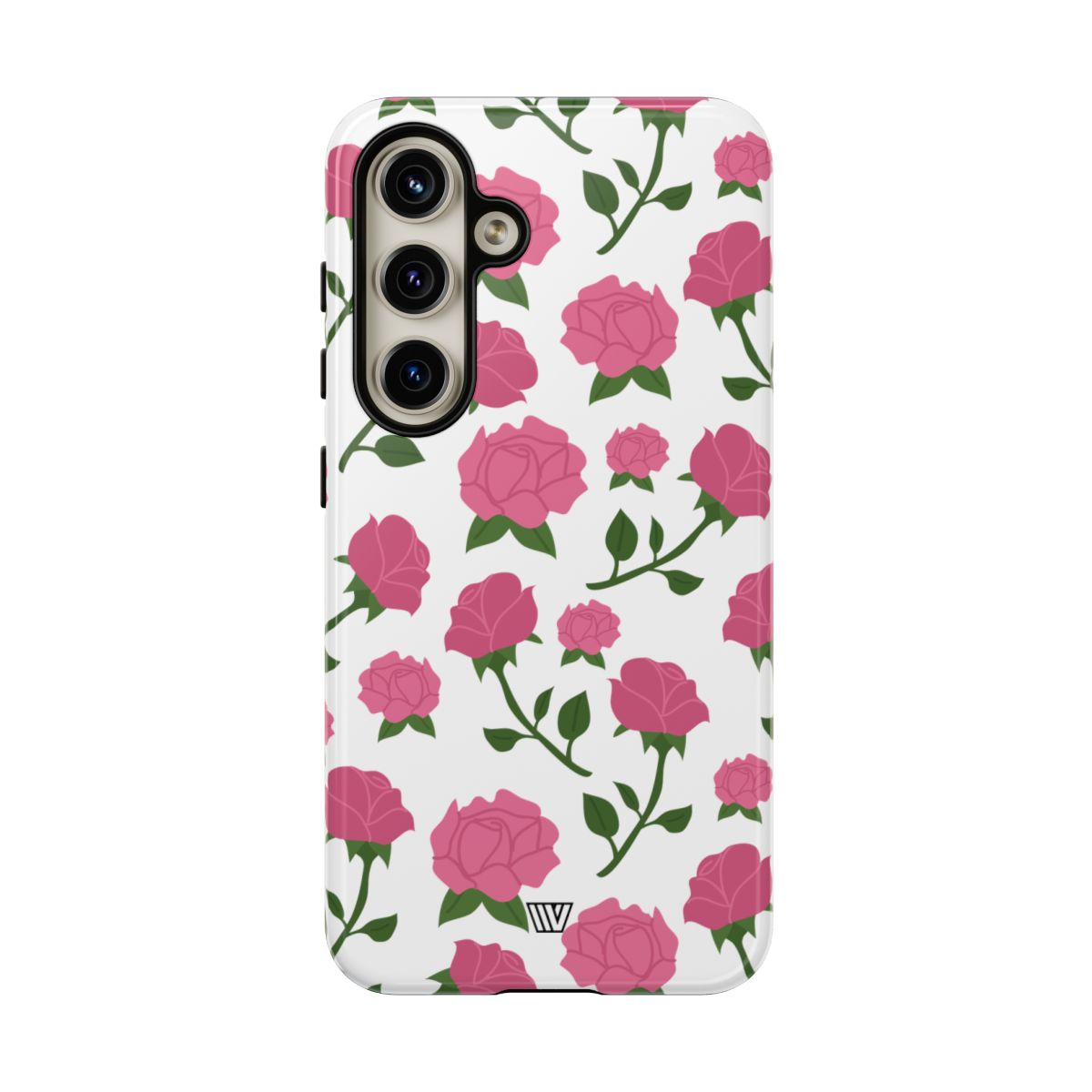 Pink Roses Tough Phone Case Dual-Layer Protective Trovvve