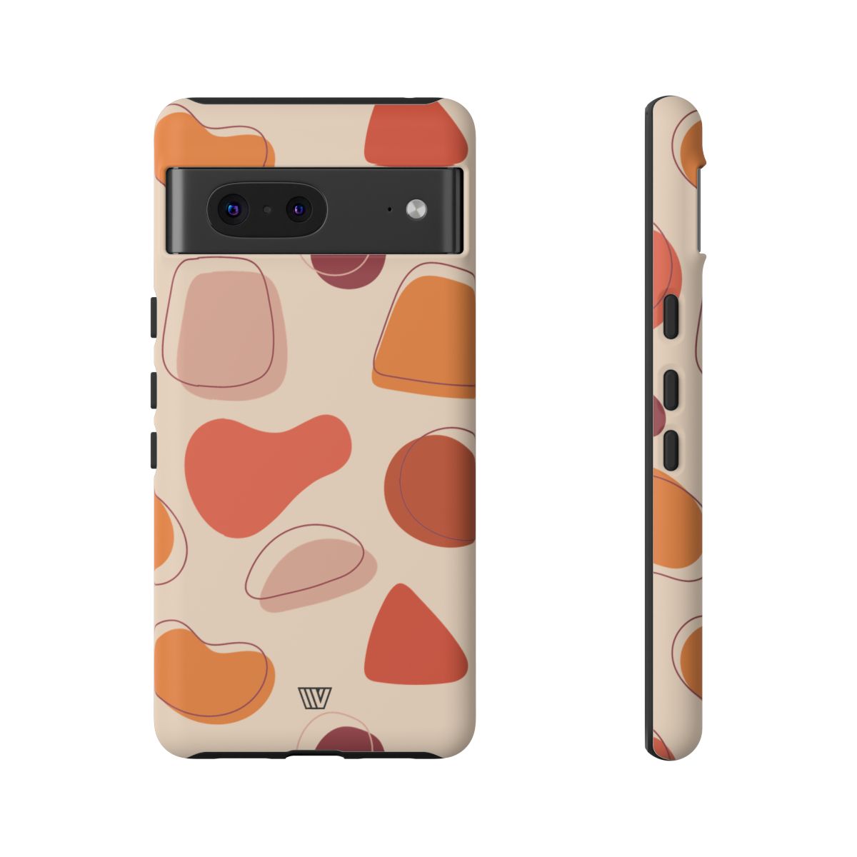Tough Impact-Resistant Phone Case with Dual Layer WARM SHAPES