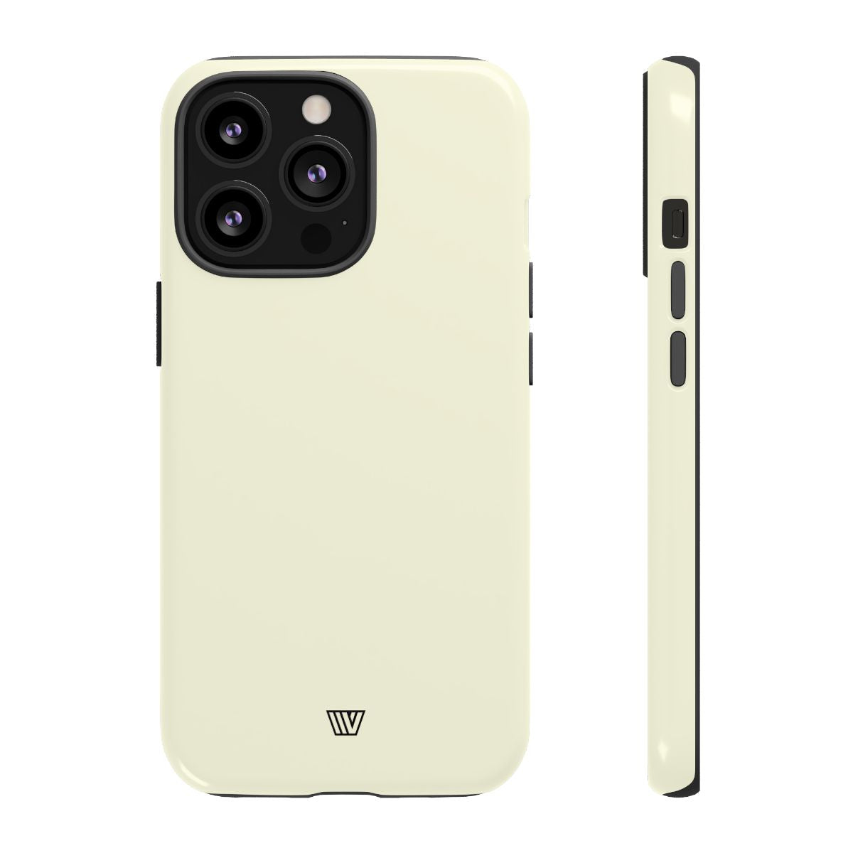 Tough Ivory Phone Case Dual Layer Impact-Resistant Trovvve