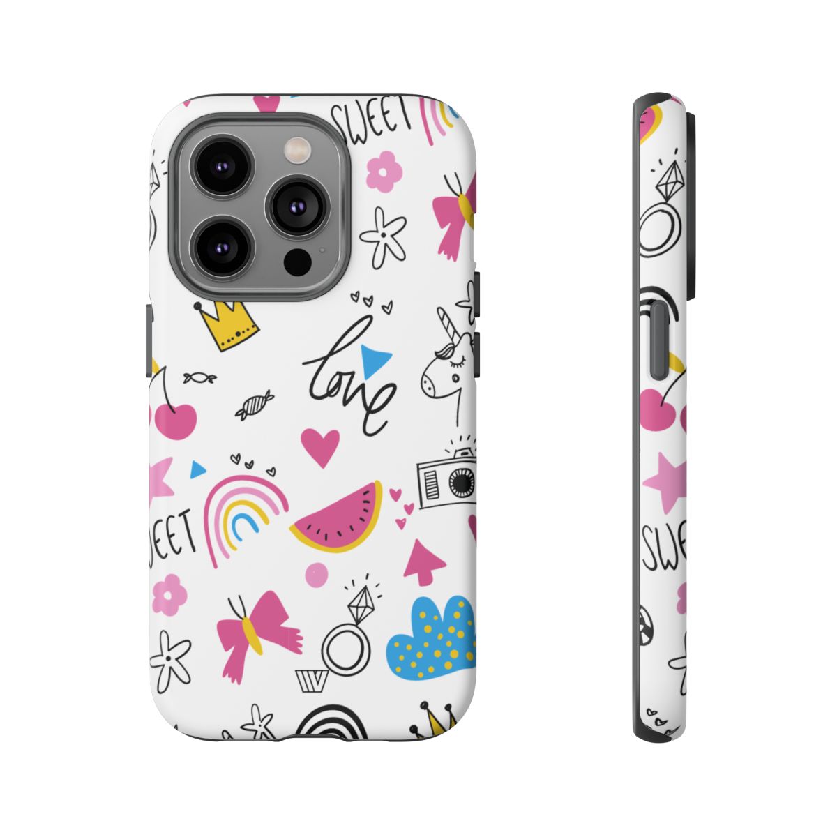 Tough Impact Resistant Phone Case SWEET LOVE