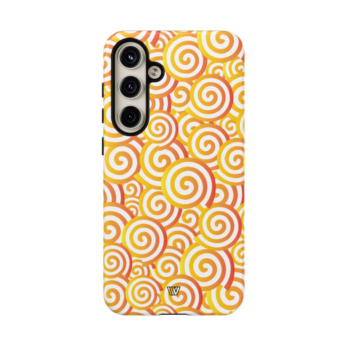 Abstract Spiral Orange Tough Phone Case